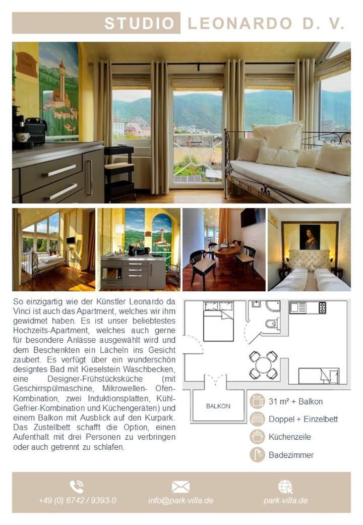 Park Villa Zentral Am Mittelrhein - Zimmer & Apartments Бопард Екстериор снимка